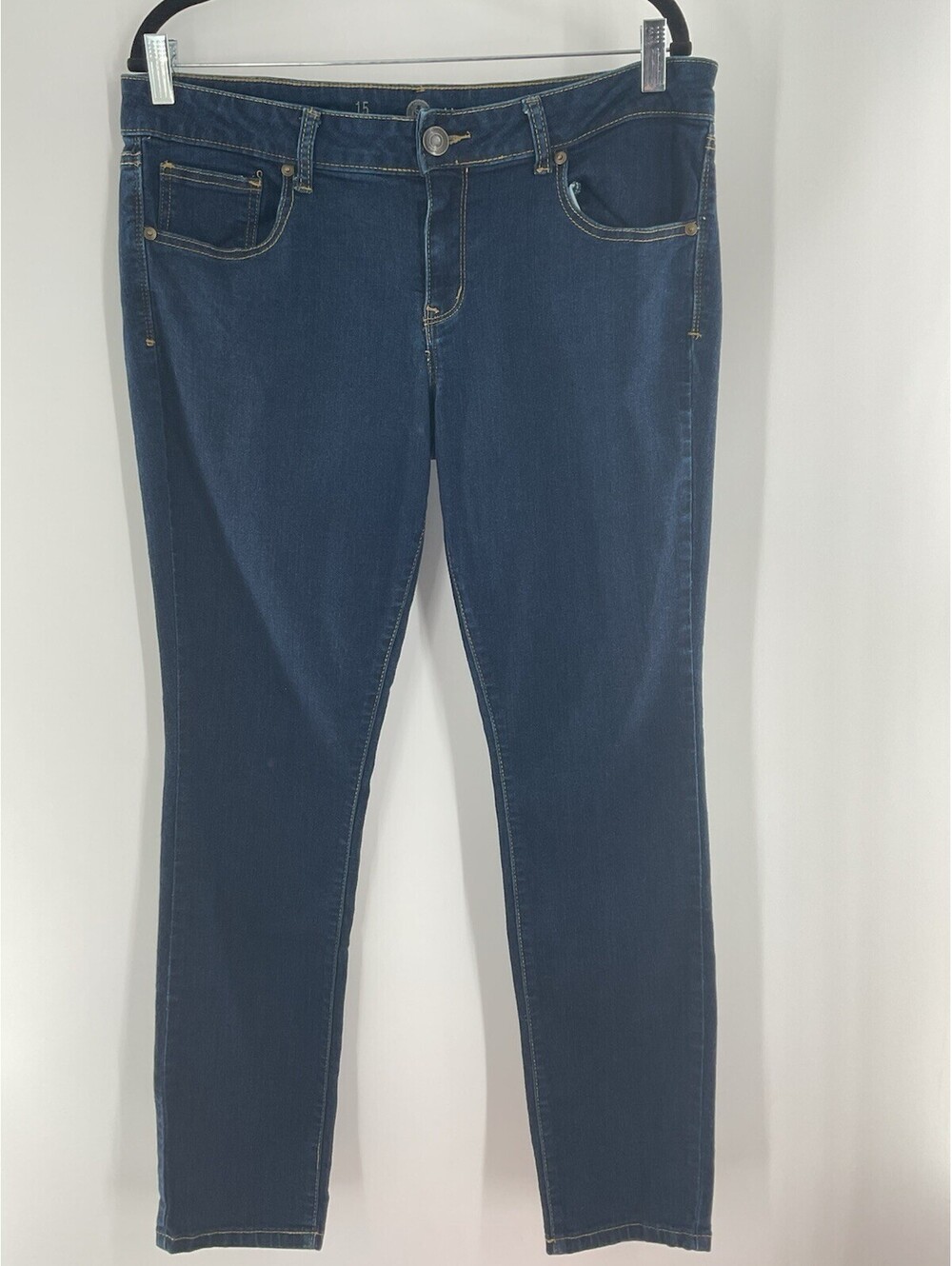 SO WOMEN’S SKINNY JEANS SIZE 15 BLUE DARK WASH 105